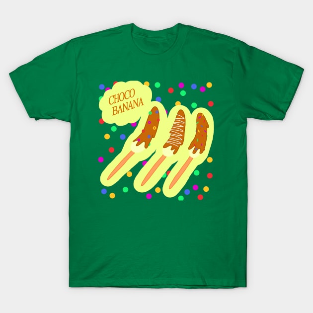 Choco Banana T-Shirt by Pink_lil_Ghost